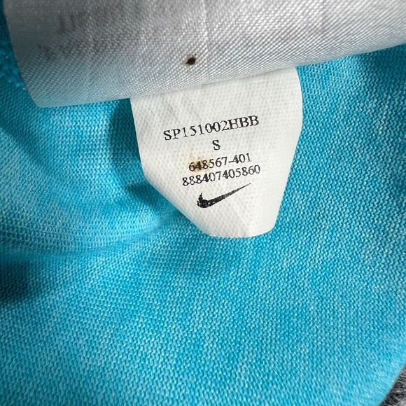 Nike Tank Top Womens Small Blue Sleeveless Workout Active Gym Running - Picture 9 of 11